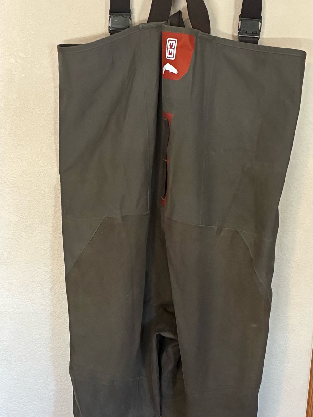 Simms G3 GORE-TEX Small/Medium Olive Green Fishing Chest Waders - Picture 2 of 6